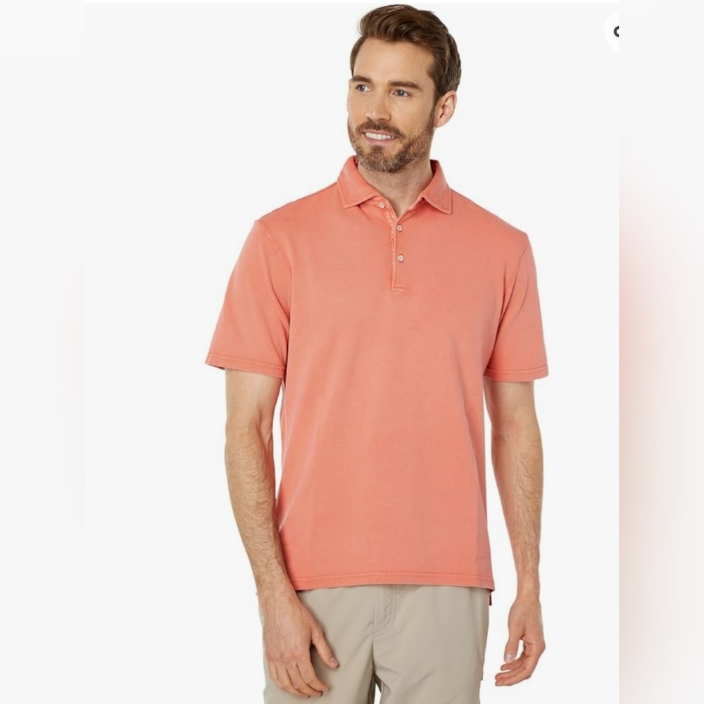 JOHNNIE-O, Surfside Pique Polo Short Sleeves Polo Shirt, Size XL